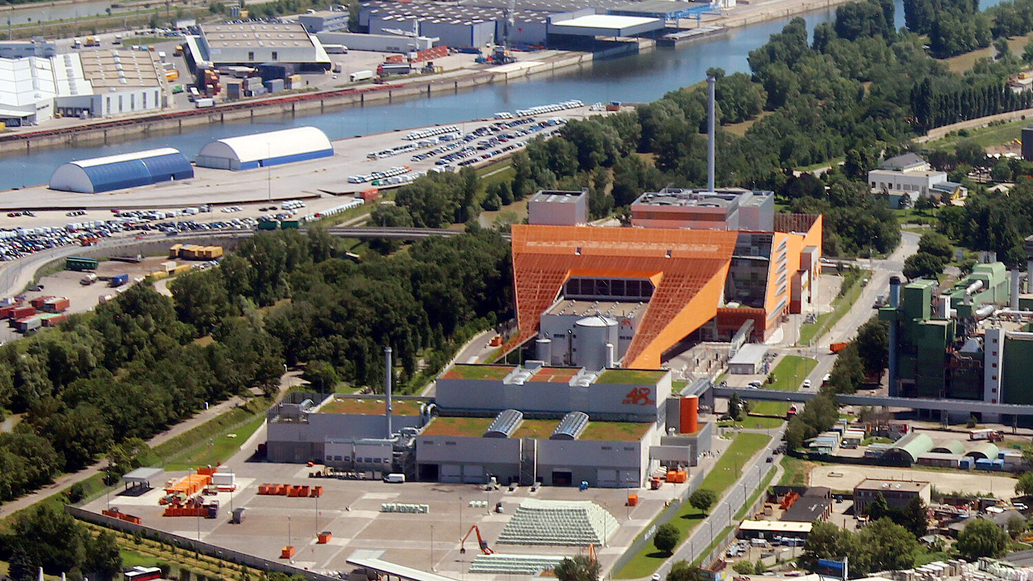 Foto Abfallverbrennungsanlage der MA 48 der Stadt Wien